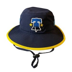 Philadelphia Phillies Bucket Hat Melonwear Blue/Yellow Floppy Cap MLB Giveaway
